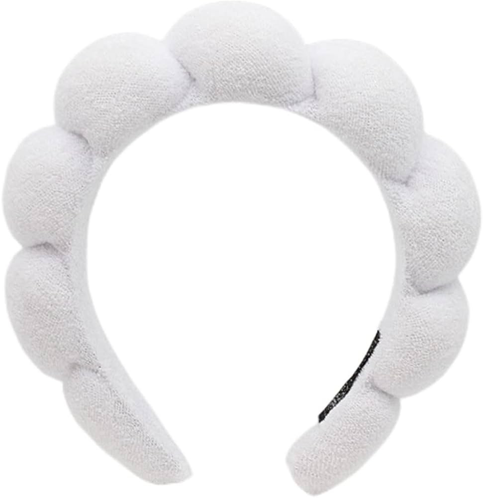 Spa Headband for Women, Cute Terry Towel Towel Head Band for Skincare, Sponge Spa Headband for Wa... | Amazon (US)