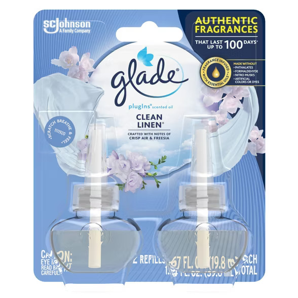 Glade Clean Linen Scented Oil PlugIns Refills | Target