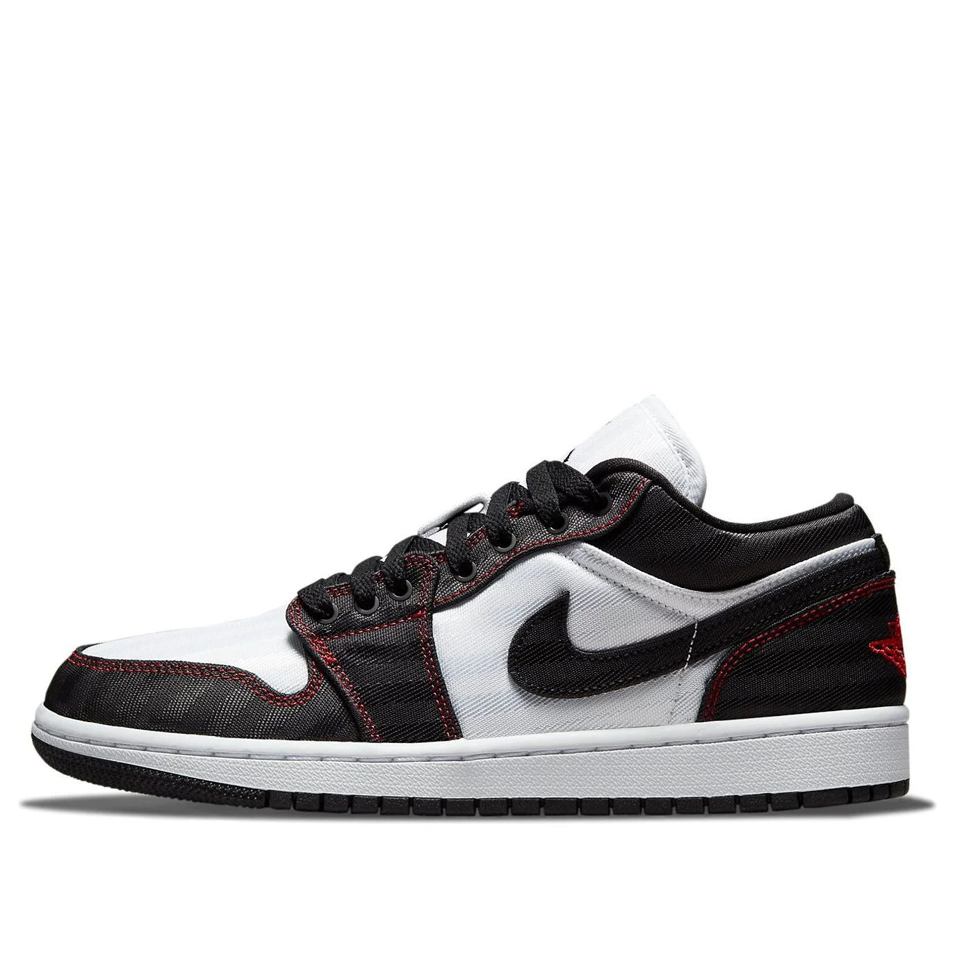 (WMNS) Air Jordan 1 Low SE Utility 'White Black Red' DD9337-106 | KICKS CREW