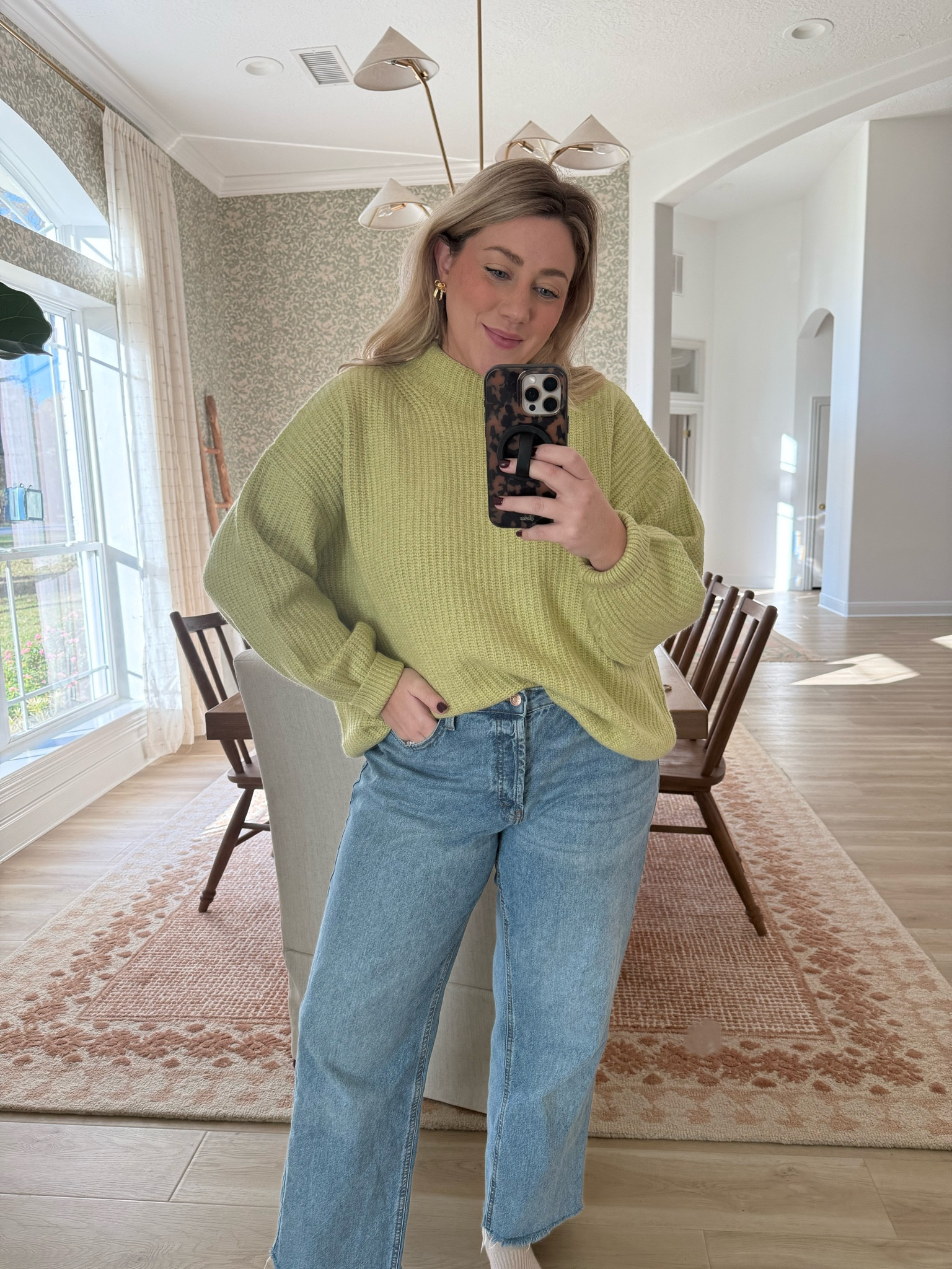 Old navy sweater XL
target jeans 14 chopped the bottoms! 

THEBLOOMINGNEST affordable fashion winter 

#LTKHoliday #LTKSeasonal #LTKMidsize