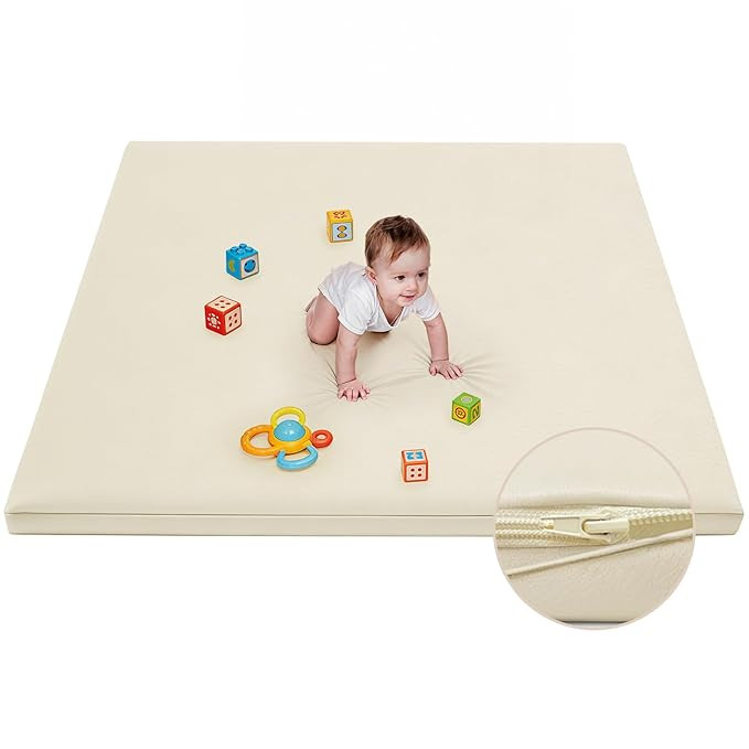 Waterproof Baby Play Mat for Floor Memory Foam 50 * 50 Cushion Playpen Playmat Tummy Time Crawlin... | Amazon (US)