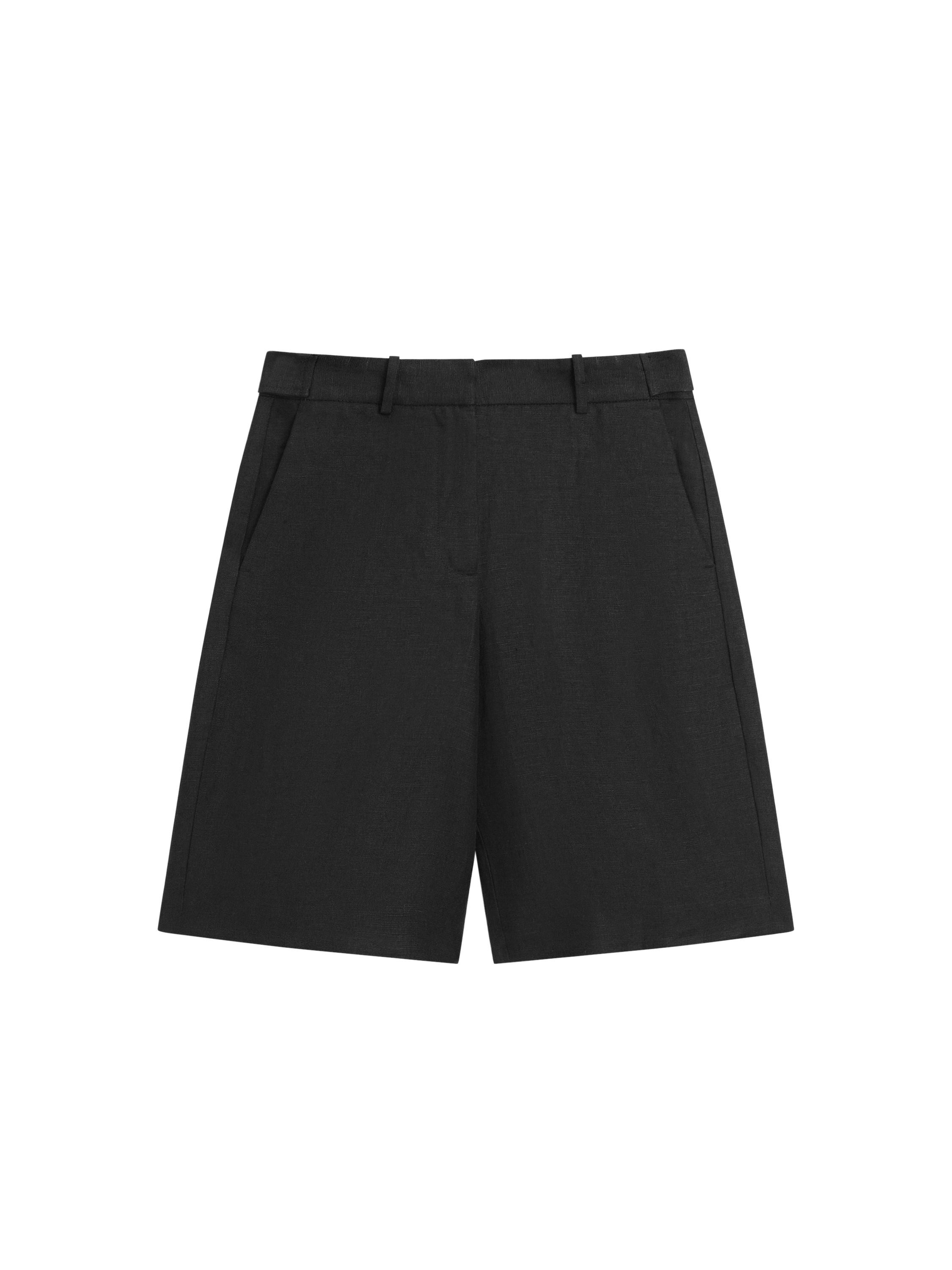 Long linen Bermuda shorts | Massimo Dutti UK