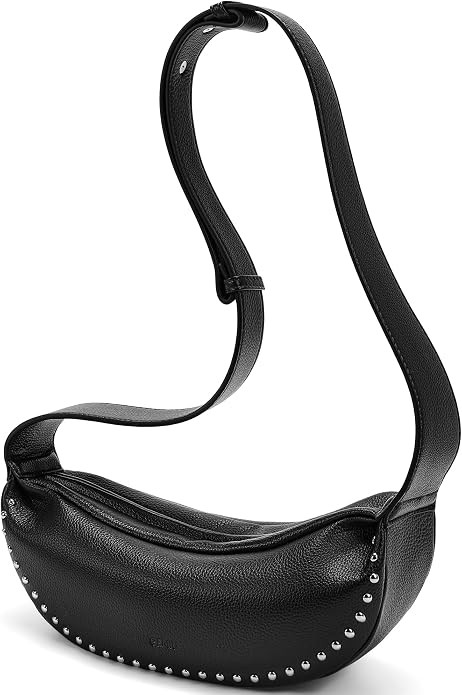 GEMIU Small Studded Crescent Sling Bags for Women PU Leather Crossbody Shoulder Purse Chest Bags ... | Amazon (US)