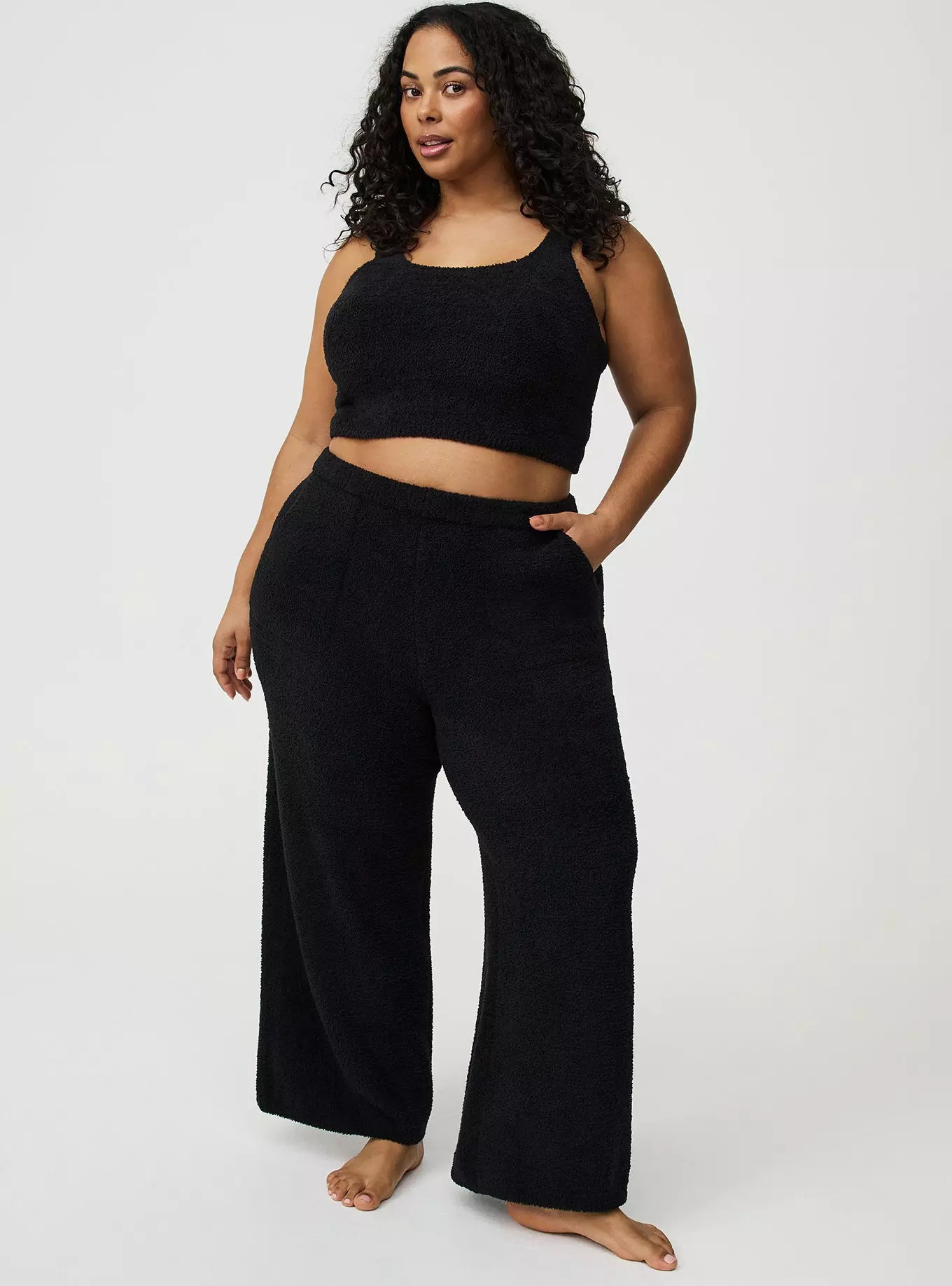 Teddy Wide Leg Lounge Pant | Torrid (US & Canada)