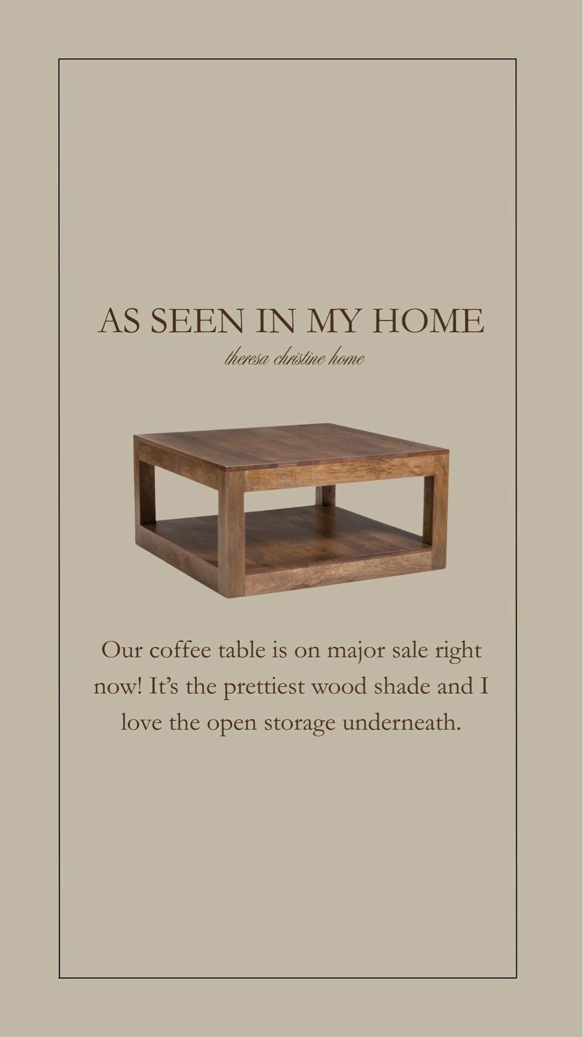 As seen in my home 🤎 Our living room coffee table is one of my favorite furniture pieces — and it’s currently on sale! 🙌🏻

#LTKHome #LTKSaleAlert