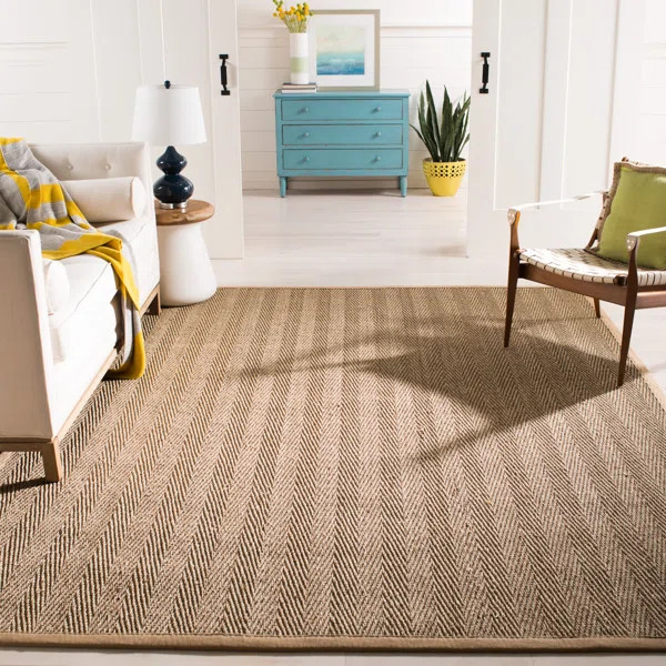 Natural Fiber Seagrass Solid Color Rug | Wayfair North America