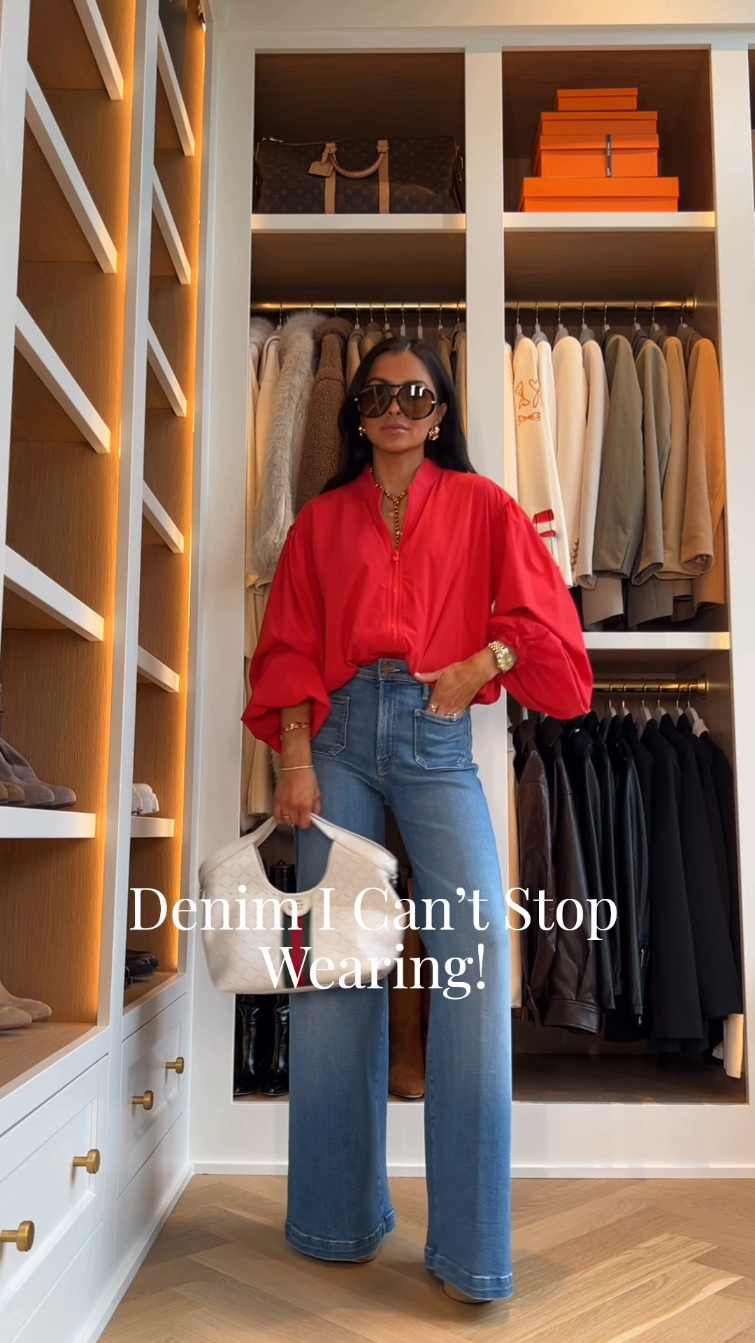 Summer outfit ideas / 4th of July outfit
I can’t stop wearing these flattering Mother Jeans! They’re so soft with the right amount of stretch.
Paired them with a red jacket from Nordstrom and Gucci giglio bag.

#LTKOver40 #LTKmomlife #LTKootd