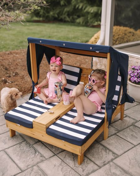 Kids Amazon double chaise lounge chair for spring and summer! ☀️💕 

#LTKSeasonal #LTKkids #LTKfindsunder100