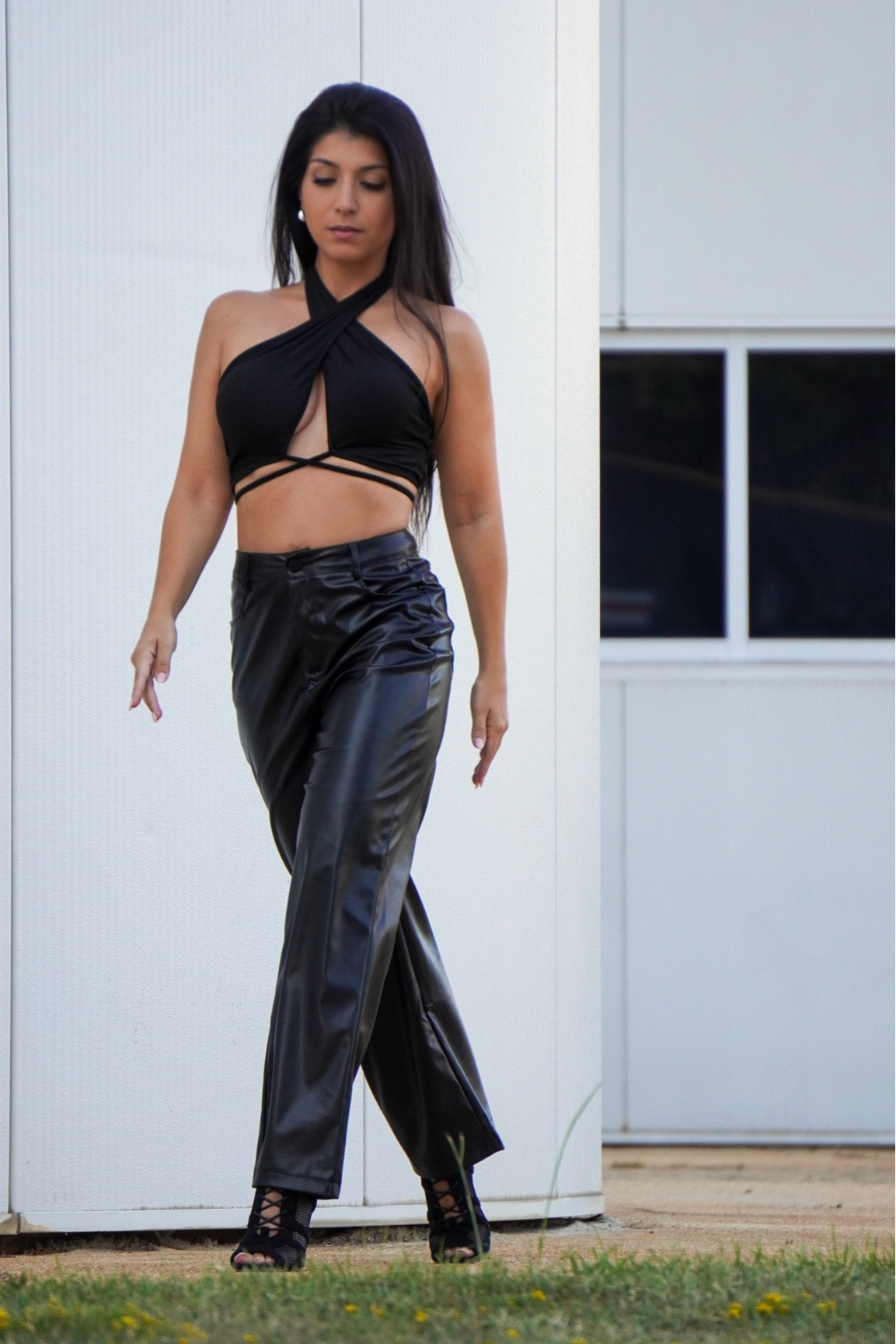 Total Black 🖤🖤

Just like this for warm fall days, but I would definitely add a black leather blazer or just an elegant black blazer to complete the outfit. 

Let me know what you think in the comments.👇🏽
Do you like total black outfits?

Ootd - Fall Outfit - Fall Fashion - Affordable Fashion - Leather - Black Leather Pants - Crop Top - Tank Top - Trend - Trending Now - Heels - Dance Heels - Black Heels - Chic - Elegant - Italian Style - Ootn - Dress Up - Halloween

#LTKstyletip #LTKfindsunder50 #LTKHolidaySale