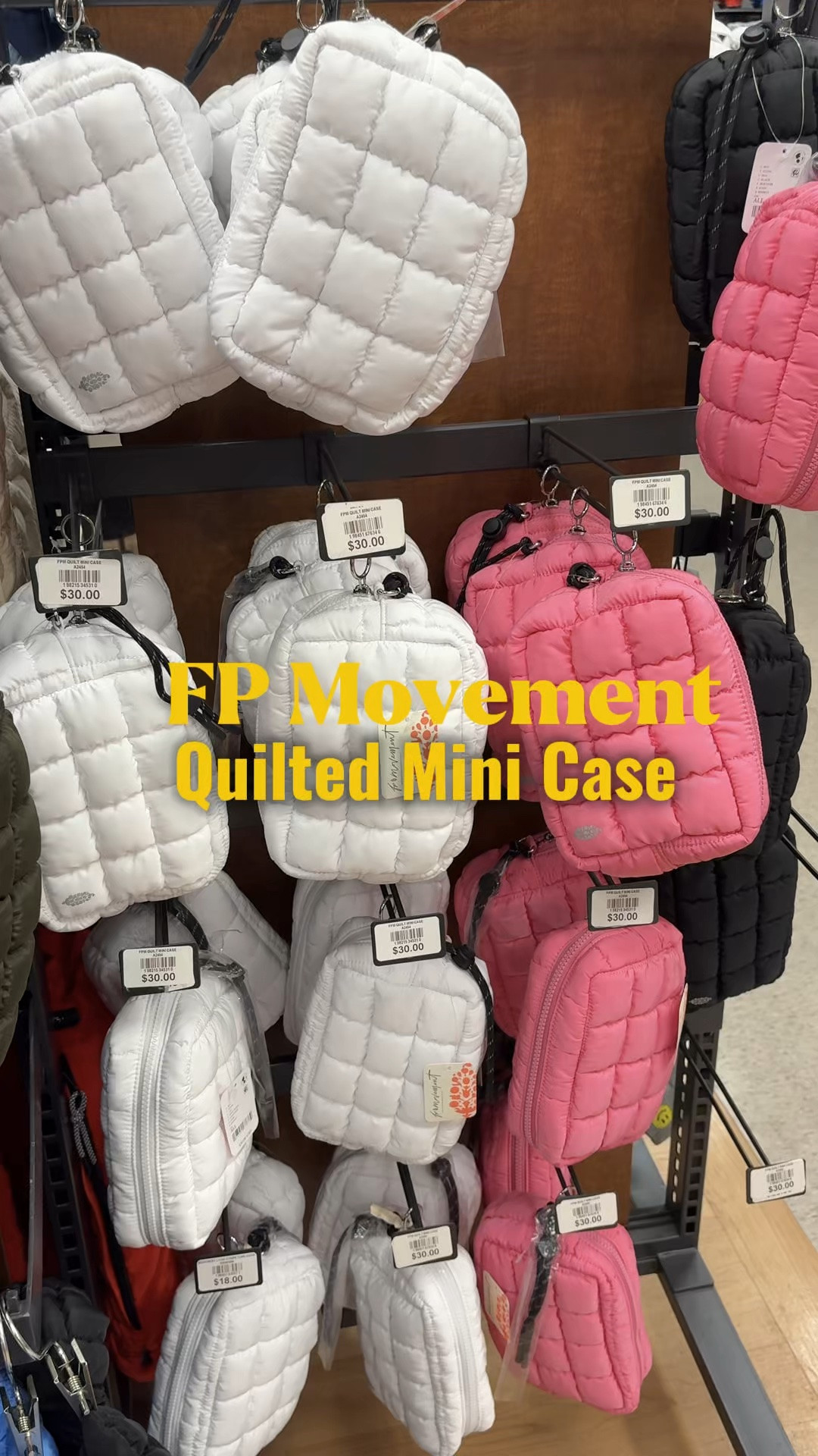 On sale!  These are too cute!!

FP Movement mini quilted case

Zipper closure
Water-resistant
Perfect for small essentials

#LTKSeasonal #LTKSaleAlert