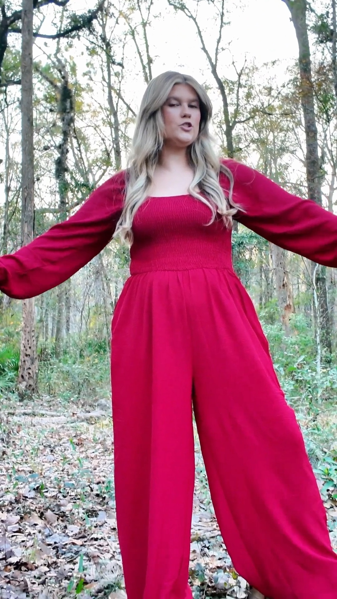 Obsessed with this jumpsuit

#LTKHoliday 

#LTKootd #LTKMidsize