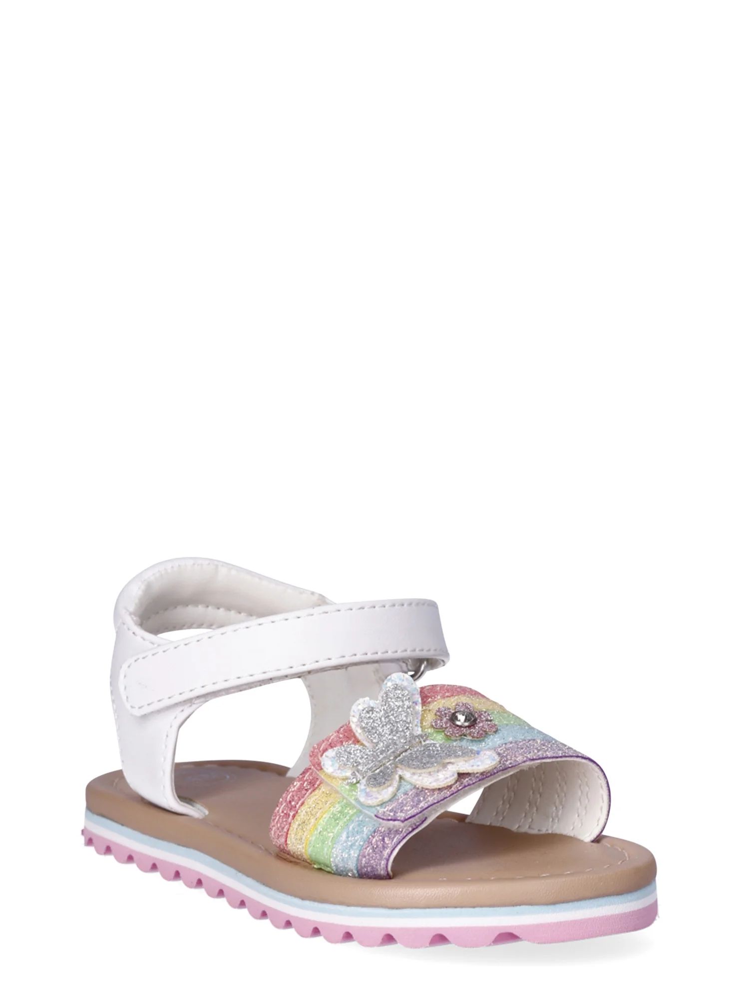 Wonder Nation Toddler Girls Butterfly Sandal | Walmart (US)