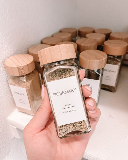 Amazon seasoning storage bottles on sale! Love these for organizing, and they’re less than $25! 

#LTKhome #LTKsalealert