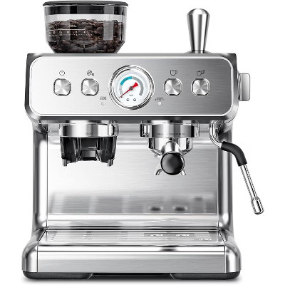 Espresso Machines with grinder, 20 Bar Professional Espresso Maker with Milk Frother Steam Wand&R... | Target