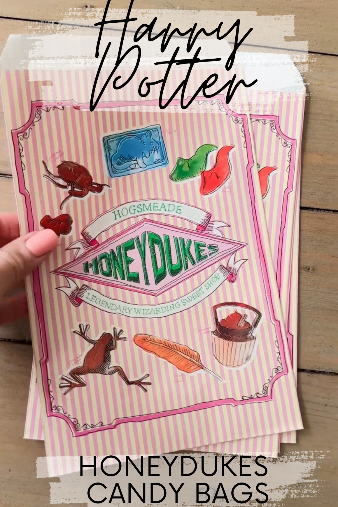 The cutest favor bags for any Harry Potter Party 🍭🍬⚡️🪄🧙🏻‍♂️