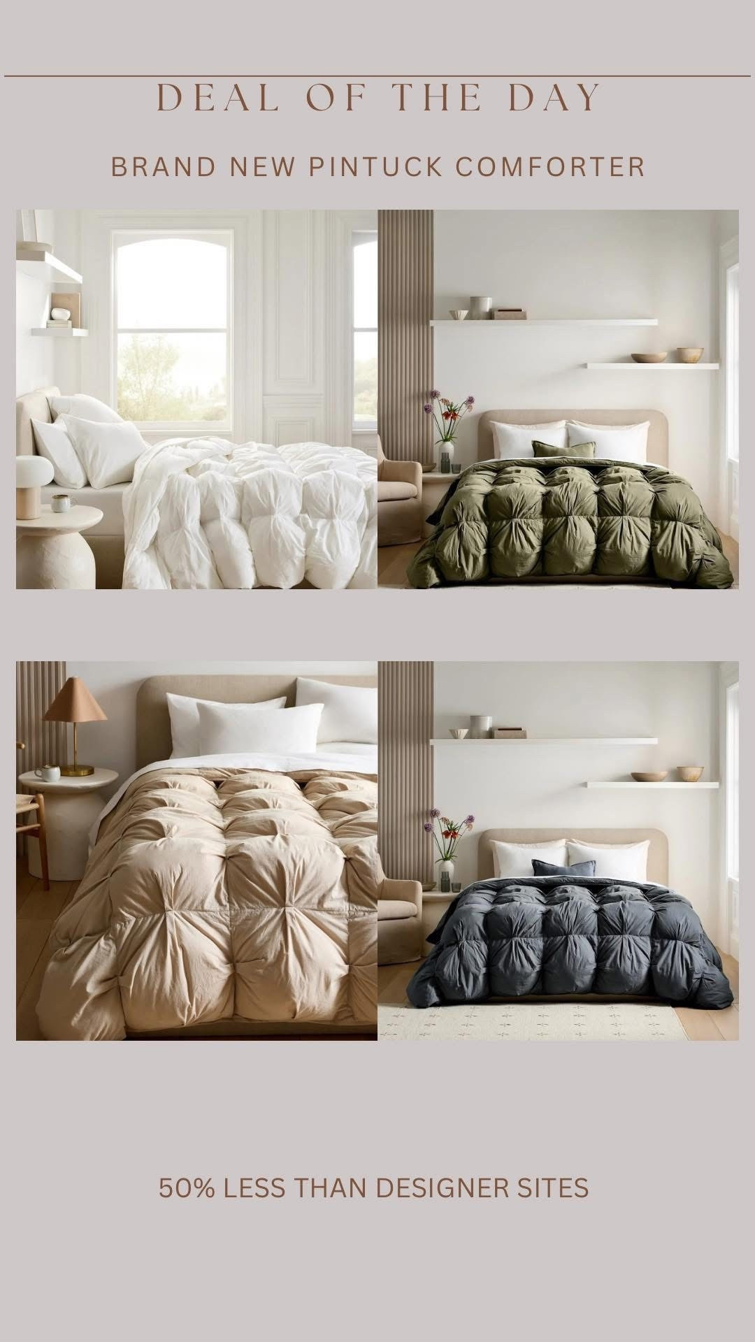 @Quince launched this stunning organic cotton comforter but it sold out the day it launched. All sizes & colors are back in stock right now!! 😍😍🚨🚨🚨 #quincepartner

#LTKSaleAlert #LTKHome #LTKmorningroutine