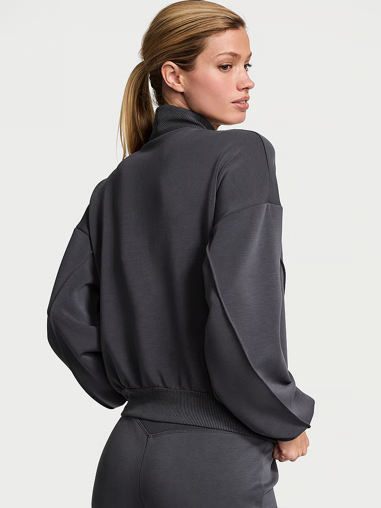 New Style! VSX Featherweight Knit Full-Zip Jacket | Victoria's Secret (US / CA )