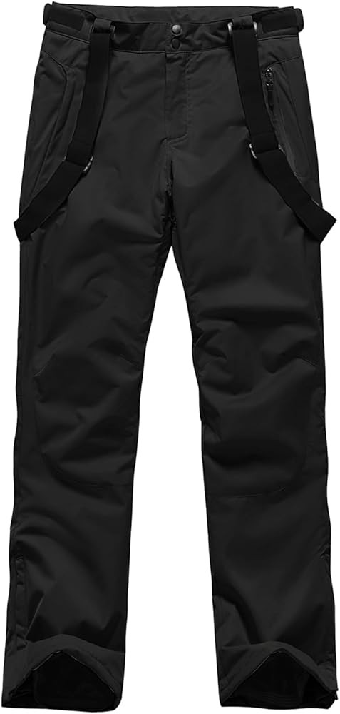 YEEFINE Men's Snow Ski Pants Insulated Waterproof Warm Winter Outdoor Snowboard Bibs with Suspend... | Amazon (US)