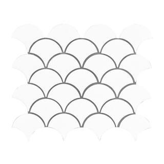 MSI Retro Bianco 9.96 in. x 13.11 in. Glossy Porcelain Patterned Look Floor and Wall Tile (13.65 ... | The Home Depot