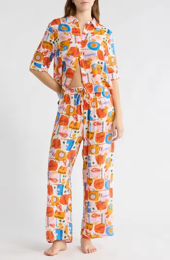 Swim Cover-Up Shirt & Pants Set | Nordstrom Rack