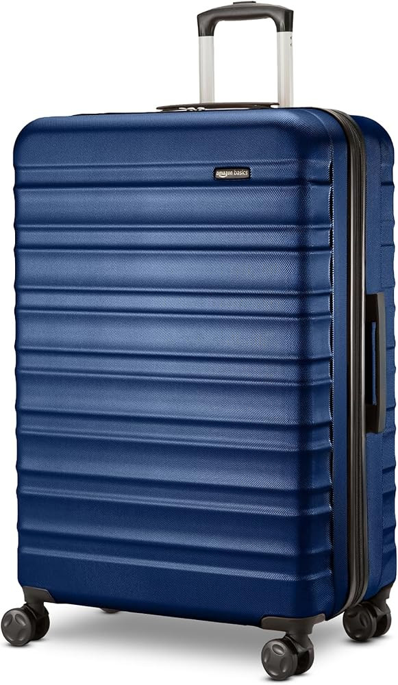 Amazon Basics 26" Hardside Medium Checked Luggage, Hardshell Suitcase With Wheels, Expandable For... | Amazon (US)
