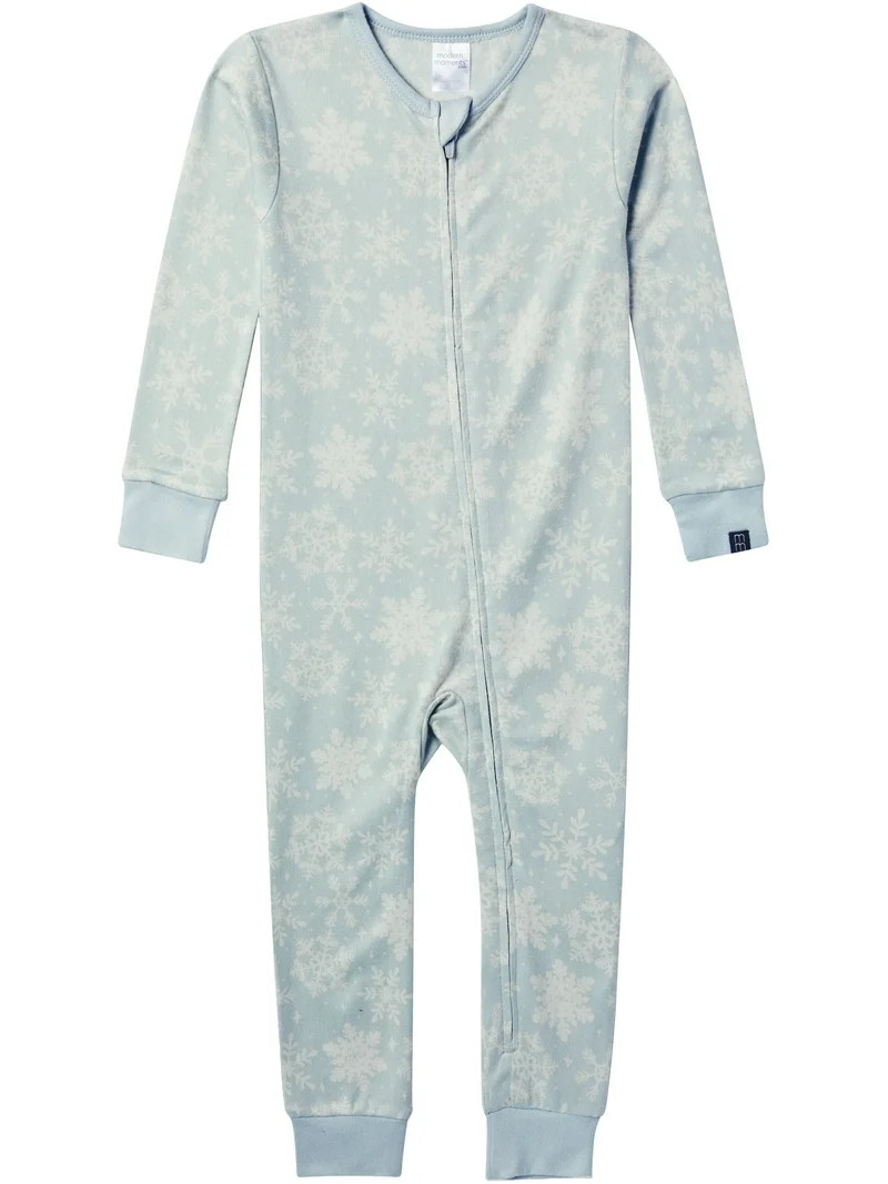 Modern Moments by Gerber Christmas One-Piece Pajama, Sizes 12 Months - 5T | Walmart (US)