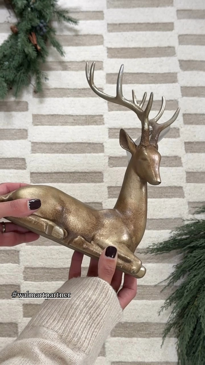 Some of my favorite @walmart holiday finds!! #walmartpartner The trees and the deer are my FAVORITE 🤩 comment “holiday finds” for links!! I always try to share seasonal decor early for you guys since everything sells out so fast! #walmarthome #christmasdecor #holidaydecor #holiday2024