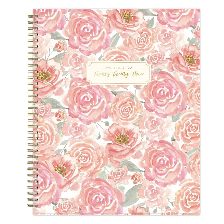 2023 Planner 8.5"x11" Weekly/Monthly Rosalyn - Ivory Paper Co | Target