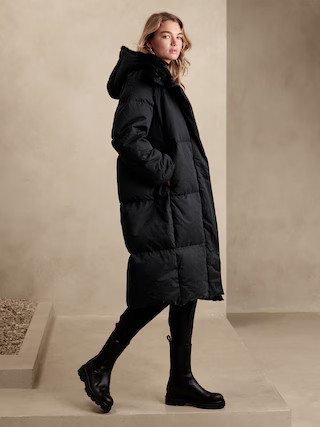 Petite Lowri Puffer Coat | Banana Republic (US)