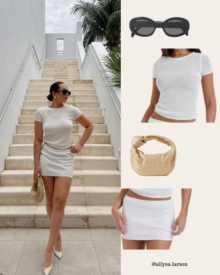 outfit inspo, white outfit, beach outfit, vacation outfit, house of cb, white mini skirt, beige purse

#LTKFind #LTKfit #LTKstyletip