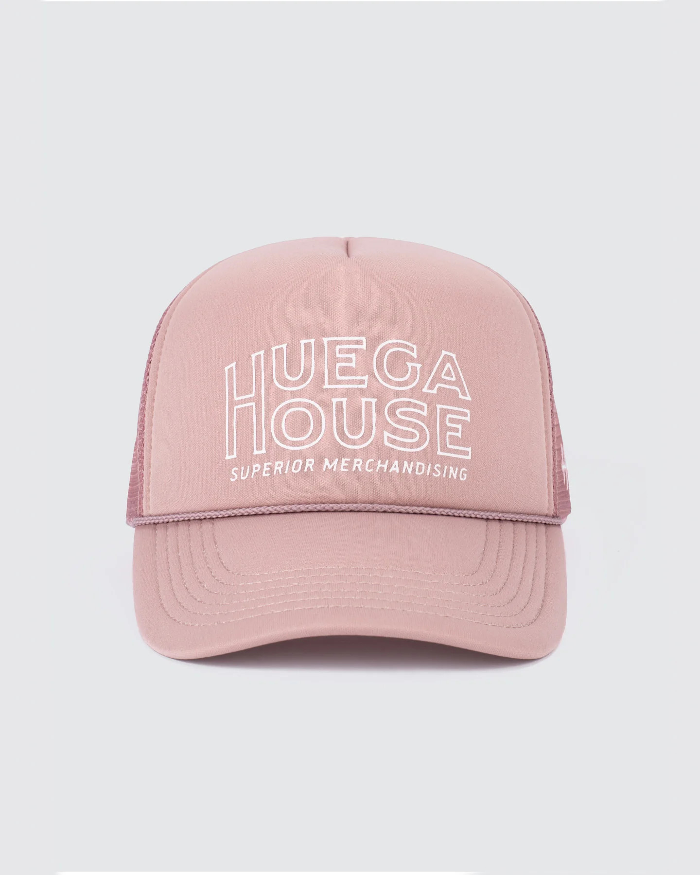 Outlined | Mauve Hat Foam Trucker Hat | Huega House