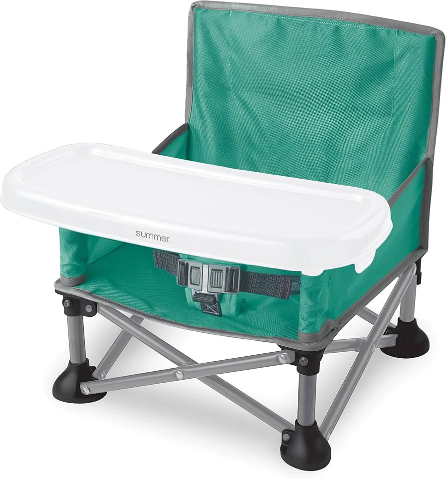 Summer Infant Pop 'N Sit Portable Booster Chair, Floor Seat, Indoor/Outdoor Use, Compact Fold, Te... | Amazon (US)