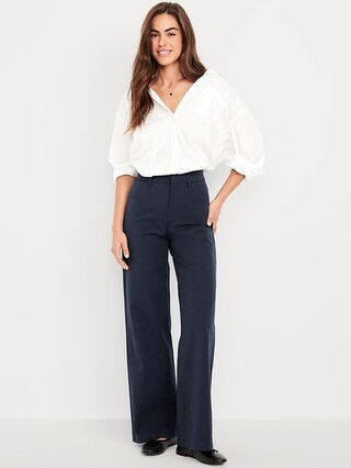 High-Waisted Pixie Super Wide-Leg Pants | Old Navy (US)