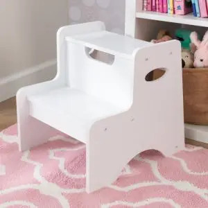 Two Step Stool - White | KidKraft