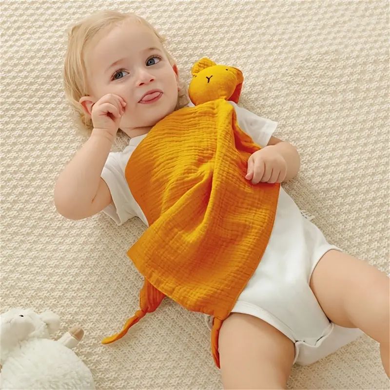 Cuddle Adorable Cotton Double Yarn Baby Soother Towel Rabbit - Temu | Temu Affiliate Program
