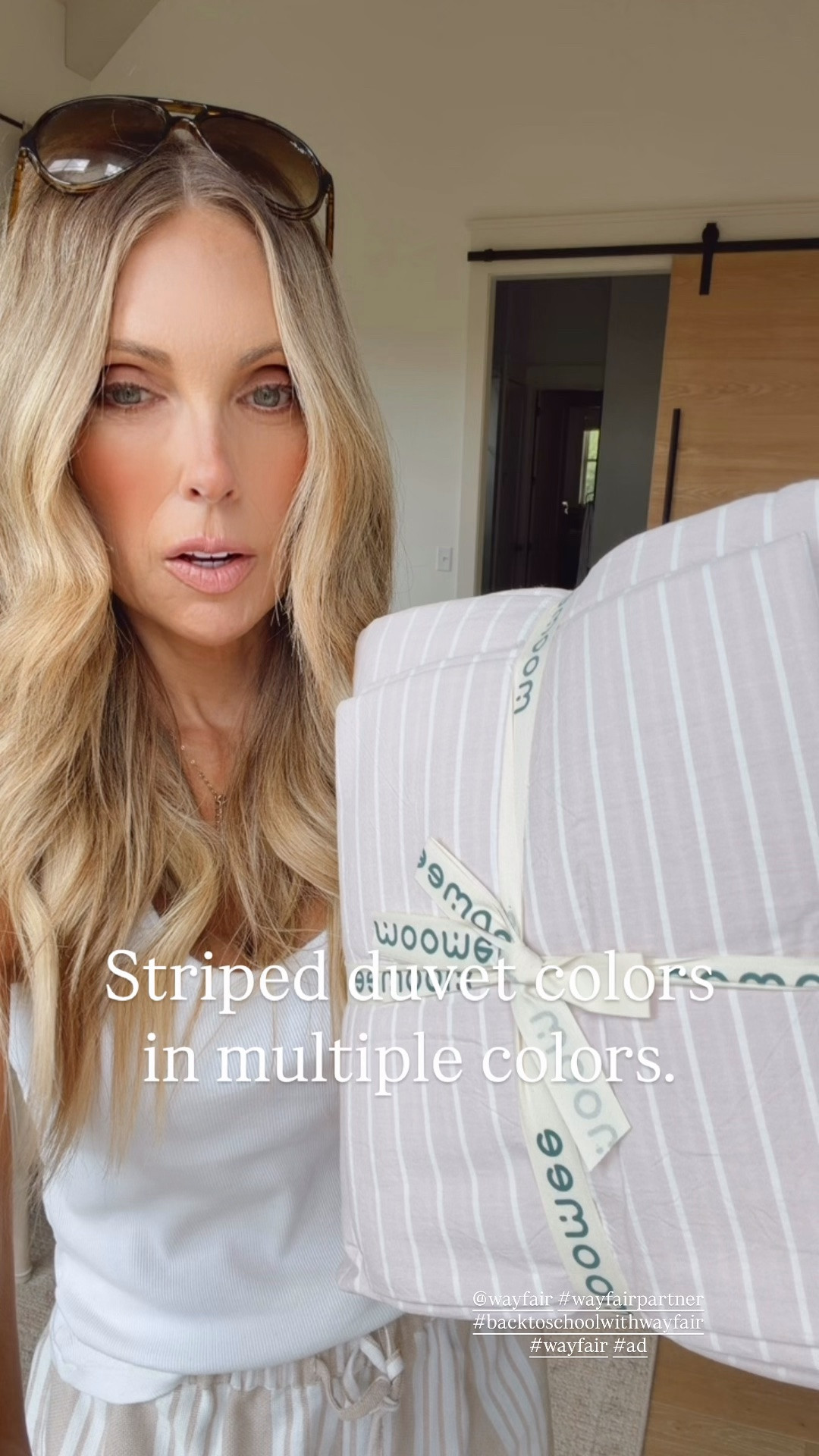#ad This striped duvet cover from Wayfair comes in so many colors, making it easy to match any college room while keeping bedding simple to wash and refresh.  @wayfair #wayfairpartner #backtoschoolwithwayfair #wayfair

#LTKdayinmylife #LTKmomlife