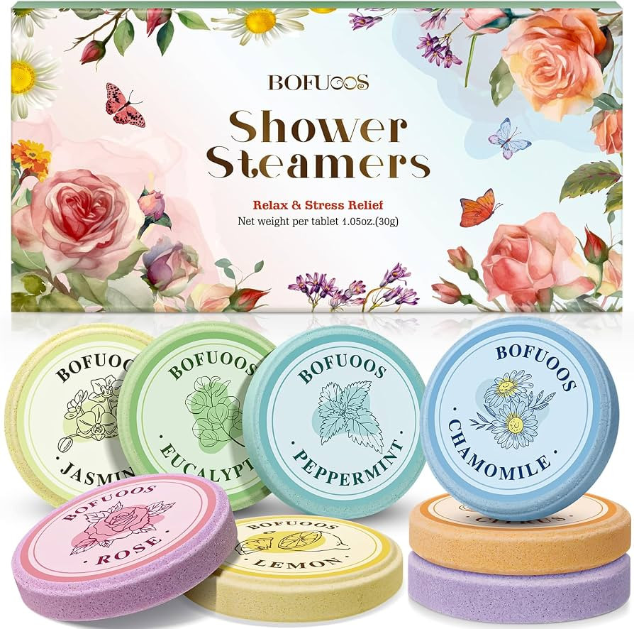 Shower Steamers Aromatherapy – Birthday Gifts for Women Teen Girls Mom, Natural Essential Oils ... | Amazon (US)