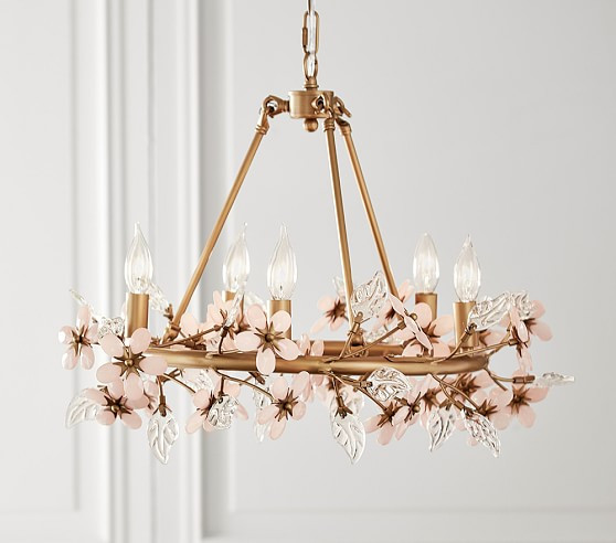 Grace Flower Chandelier (22") | Pottery Barn Kids