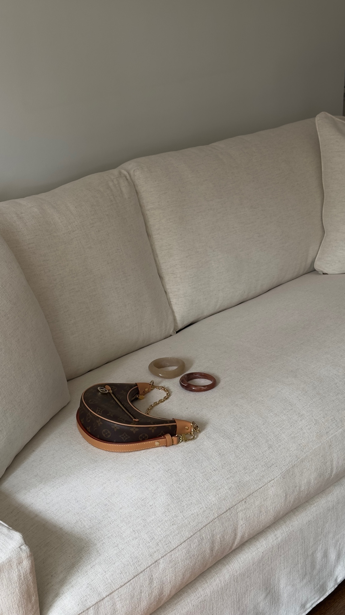 similar couch and bangles 

mine is from a local furniture store 