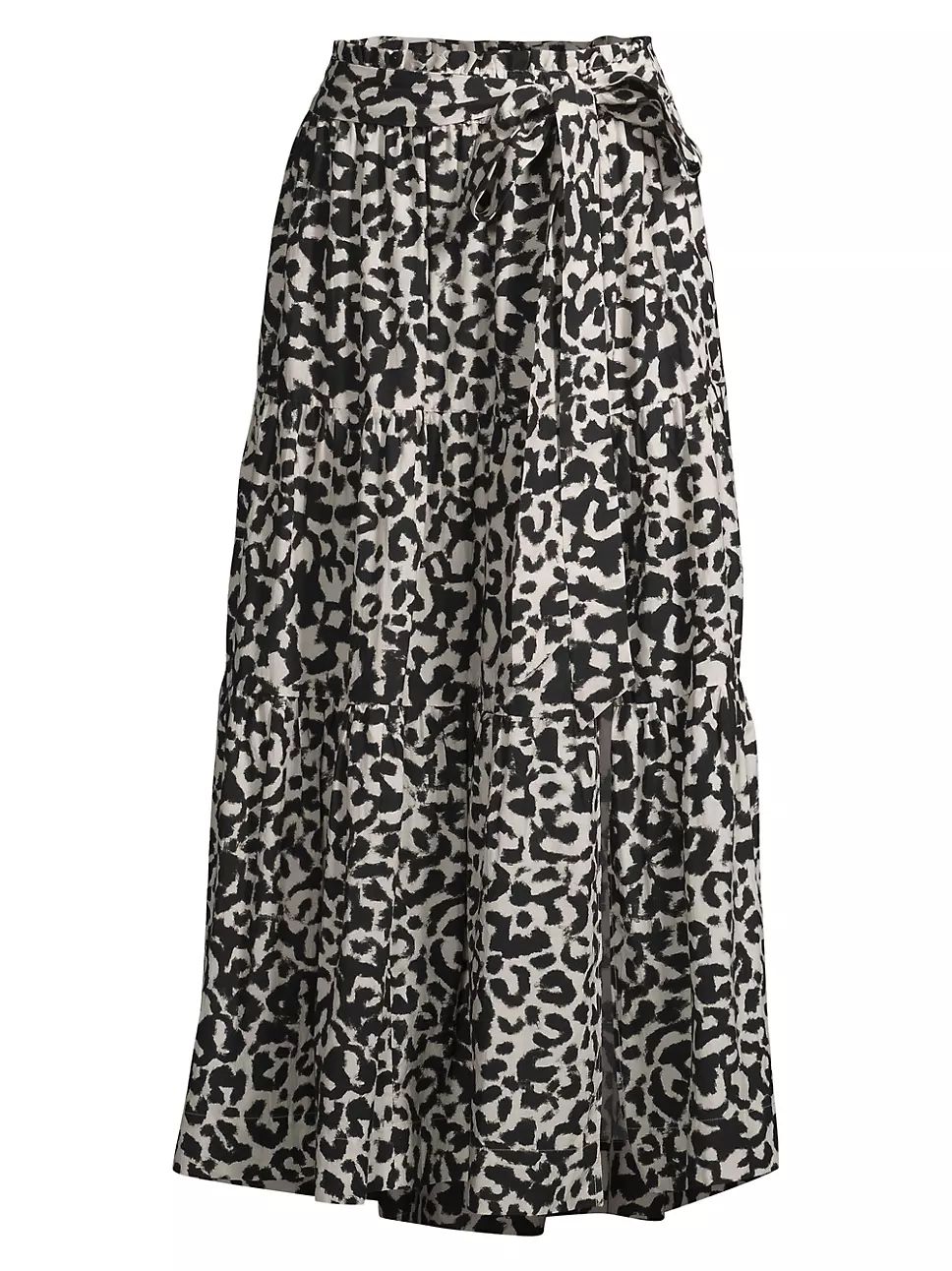 Change of Scenery Jenni Tiered Cotton-Blend Midi-Skirt | Saks Fifth Avenue
