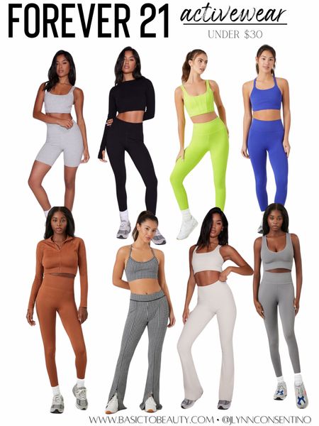 Forever 21 Activewear Under $30 | Both tops and bottoms are all under $30 and for today only, all regular priced items are 30% off! 

#LTKfindsunder50 #LTKfitness #LTKsalealert