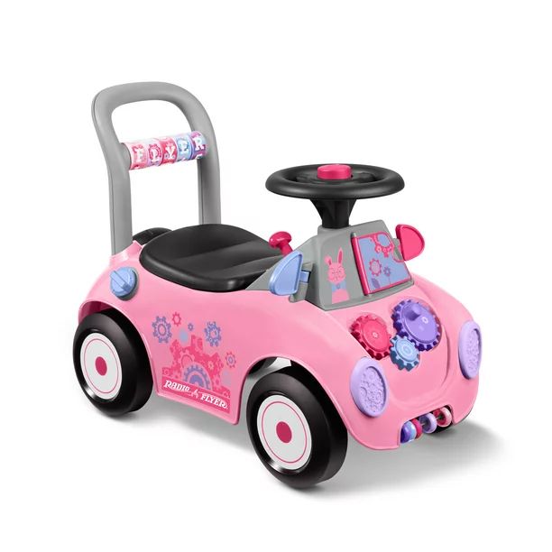 Radio Flyer, Creativity Car, Ride-on and Child Push Walker, Pink | Walmart (US)