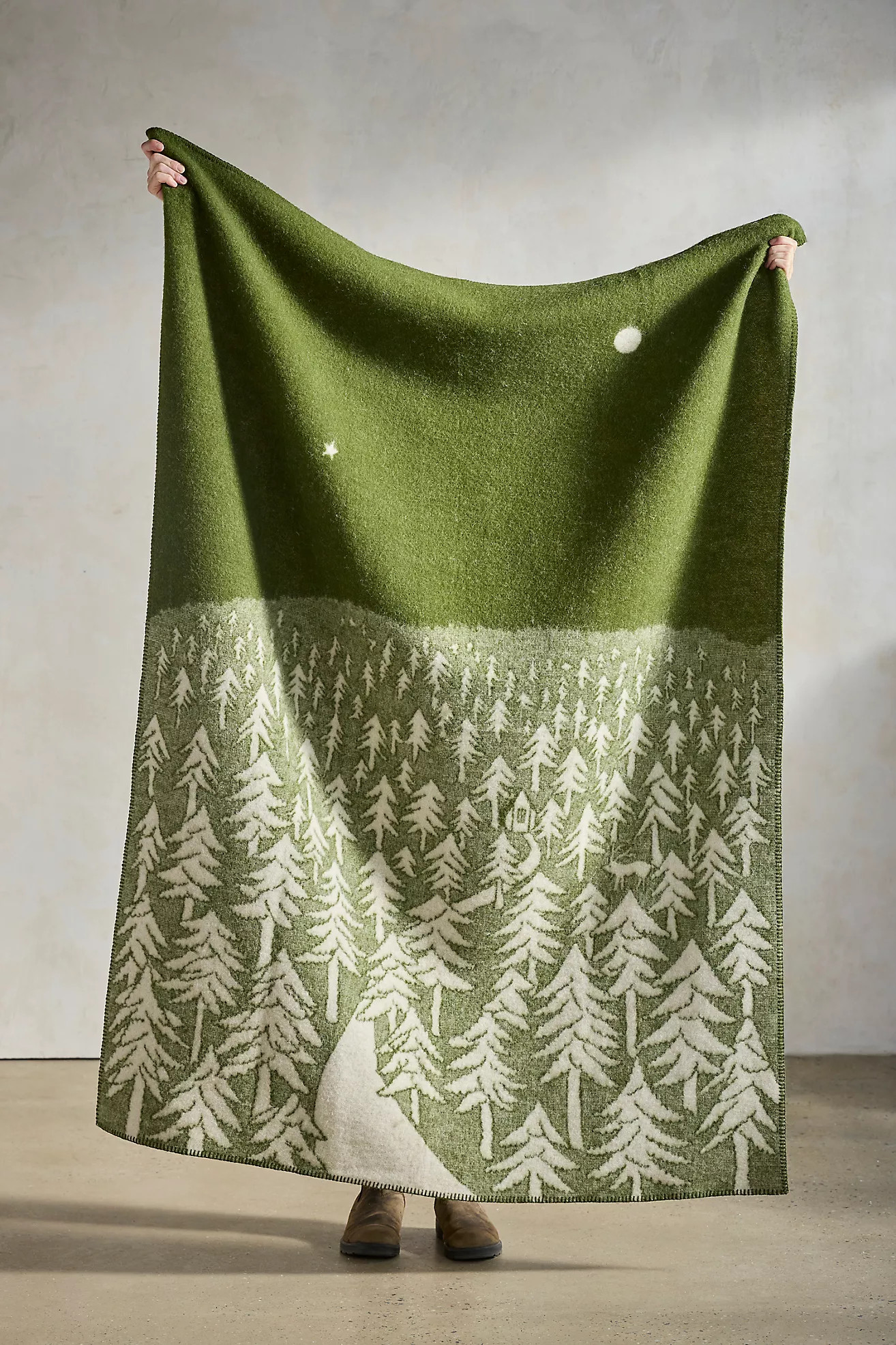 House in the Forest Wool Throw | Anthropologie (US)