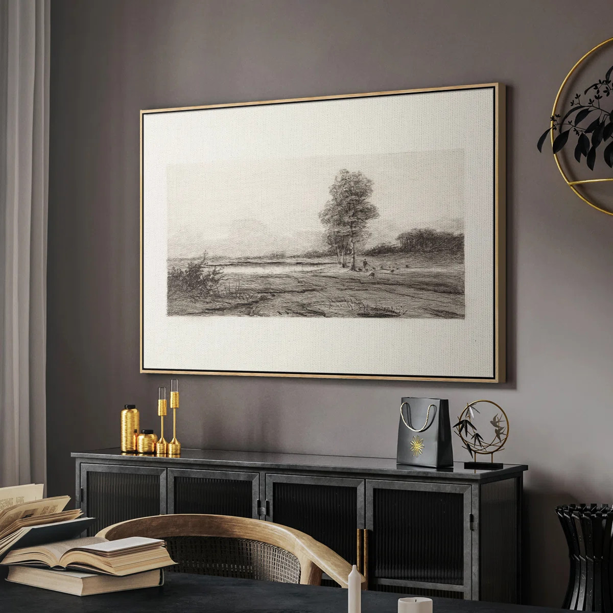 " Vintage Sketch - LVIII " | Wayfair North America