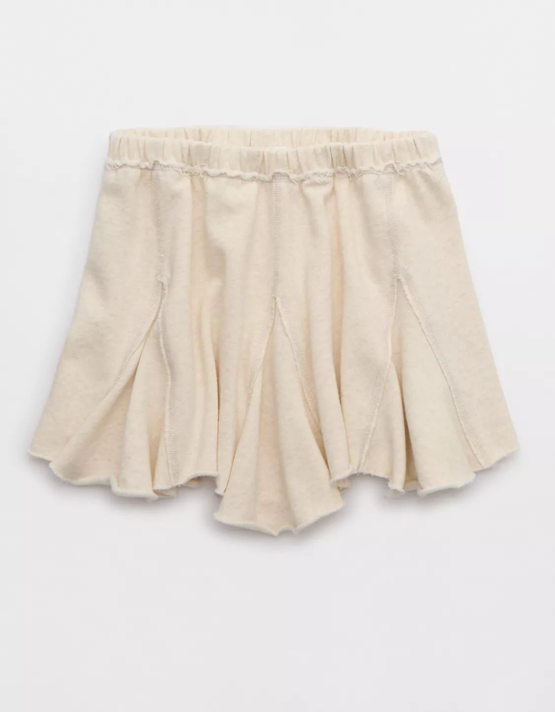 Aerie Fleece Godet Mini Skirt | American Eagle Outfitters (US & CA)