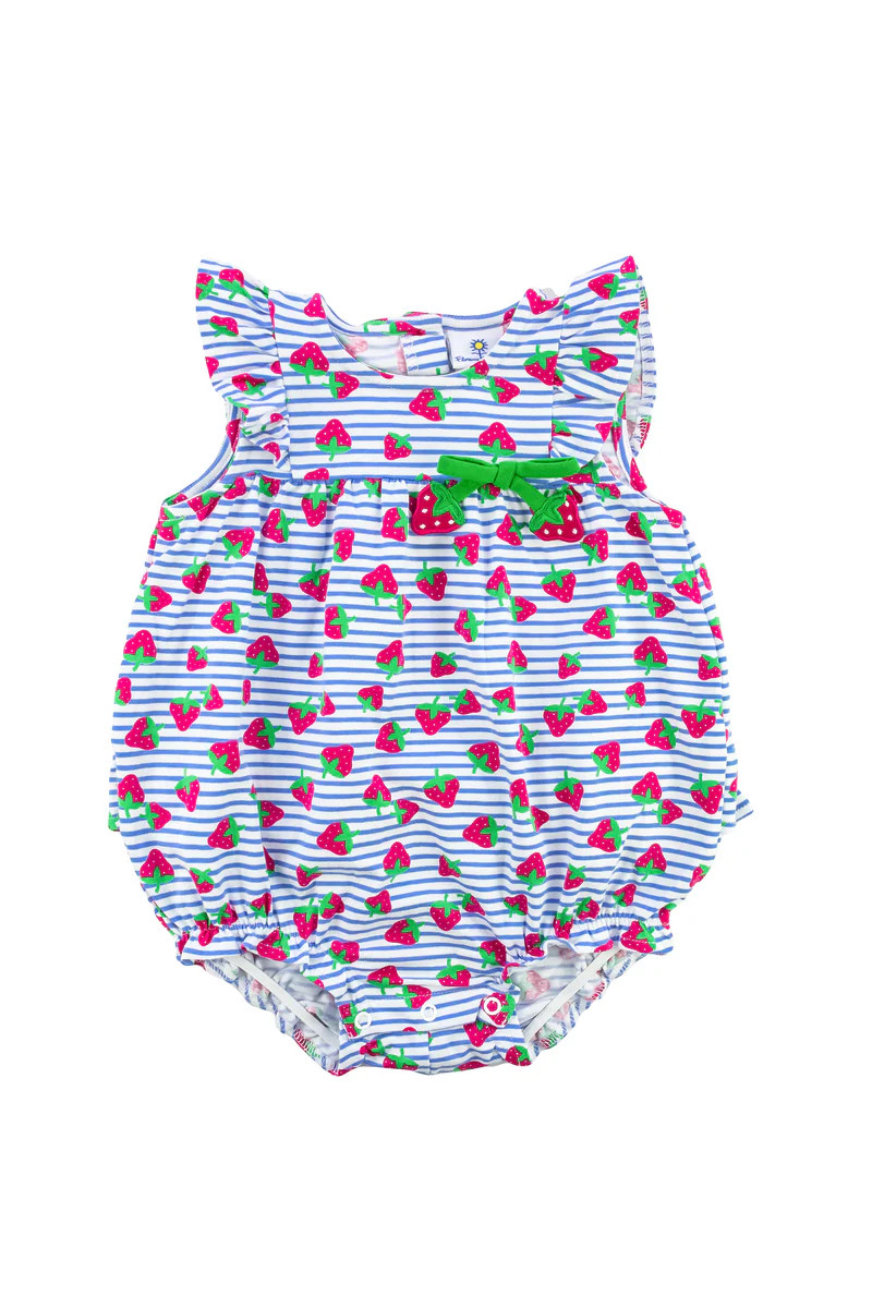 Strawberry Print Romper | Florence Eiseman