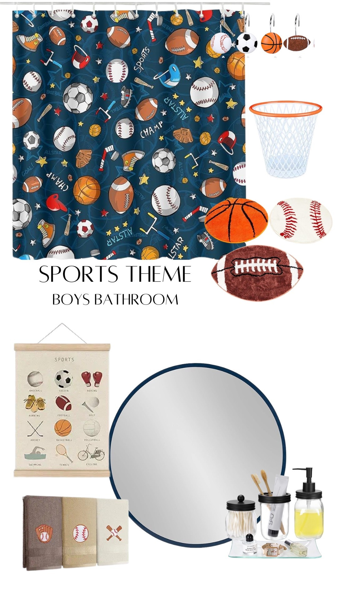 Boys bathroom inspo

#kids #bathroom #inspo #sports

#LTKStyleTip #LTKKids #LTKFindsUnder50