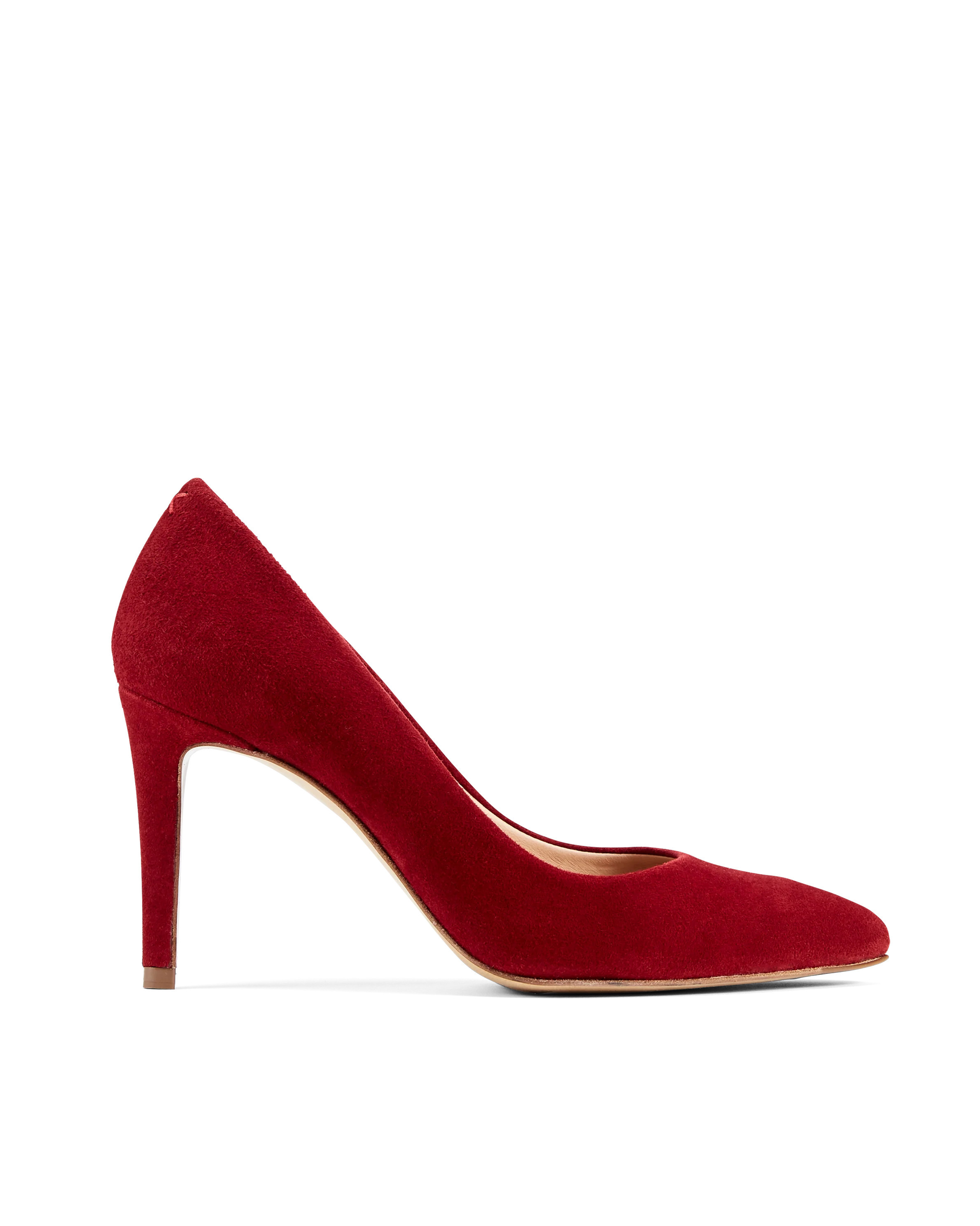 INEZ: Alta: Deep Red Suede | Inez 
