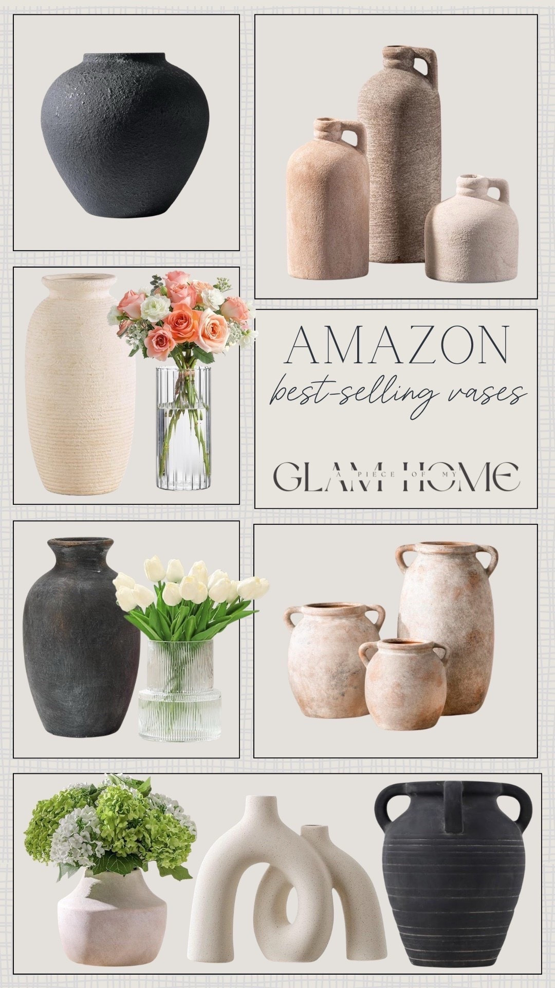 Amazon best-selling vases! 


Black, clear, textured, home decor, affordable 



#liketkit #LTKU #LTKHome #LTKSeasonal
@shop.ltk
https://liketk.it/5WBPB