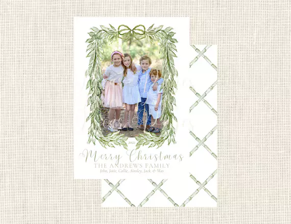 Watercolor Christmas Cards Green … curated on LTK